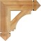 Ekena Millwork Imperial Arts & Crafts Rough Sawn Bracket, Western Red Cedar, 4"W x 16"D x 16"H BKT04X16X16IMP03RWR - alternate 4